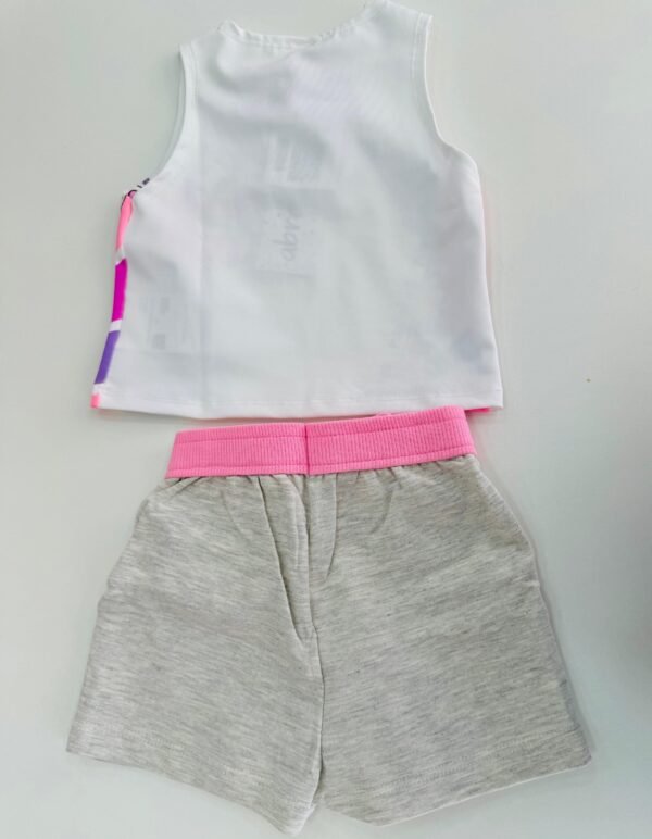 Conjunto Cropped com shorts saia - Abrange - Image 2