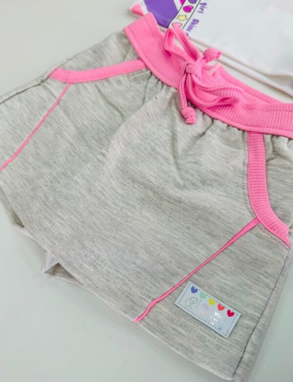 Conjunto Cropped com shorts saia - Abrange - Image 3