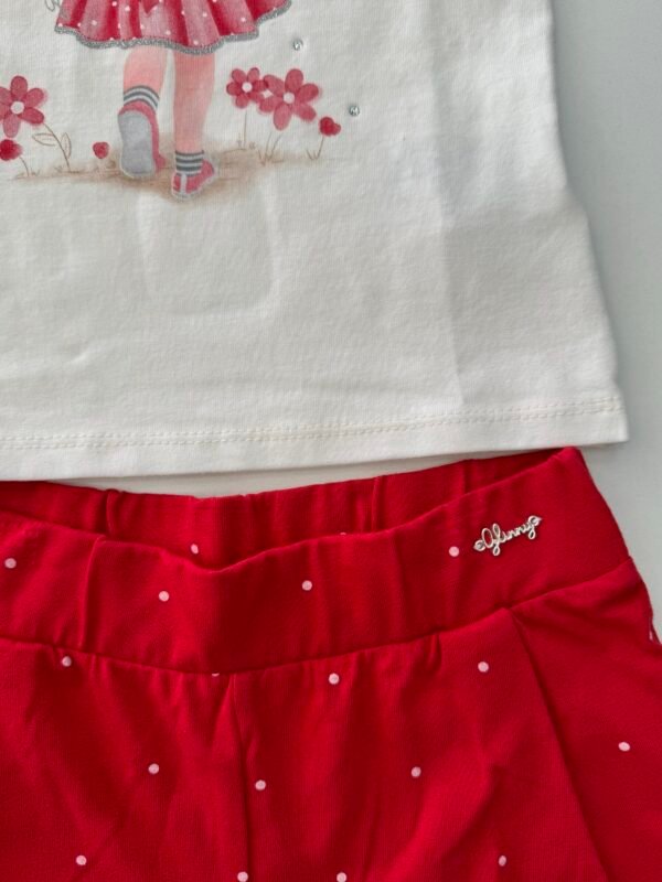 Conjunto infantil feminino Blusa e Shorts - Glinny - Image 2