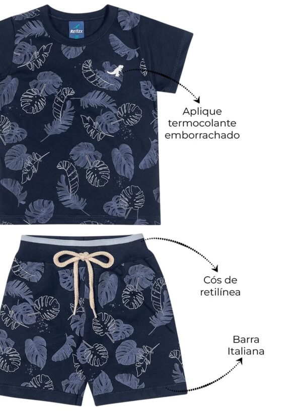Conjunto Camiseta e Bermuda Masculino - Rei Rex - Image 4
