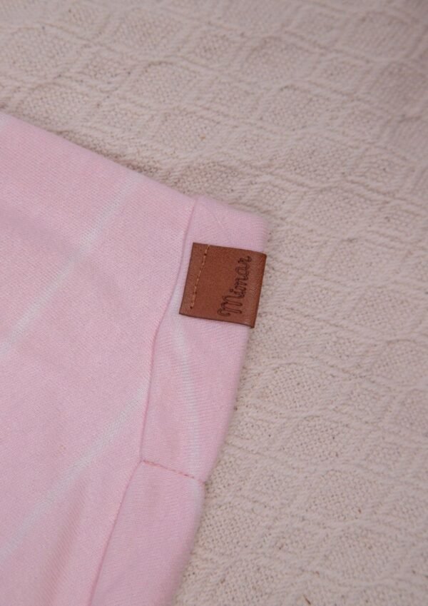 Conjunto Body kimono com Shorts Listrado Rosa - Mimar - Image 5