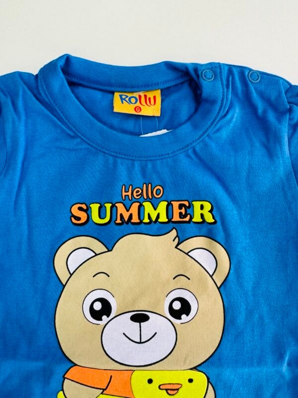 Conjunto Masculino Bermuda e Blusa Hello Summer - Rollu - Image 2