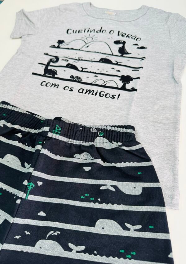 Conjunto Dino Summer Para Bebê - Boca Grande - Image 7