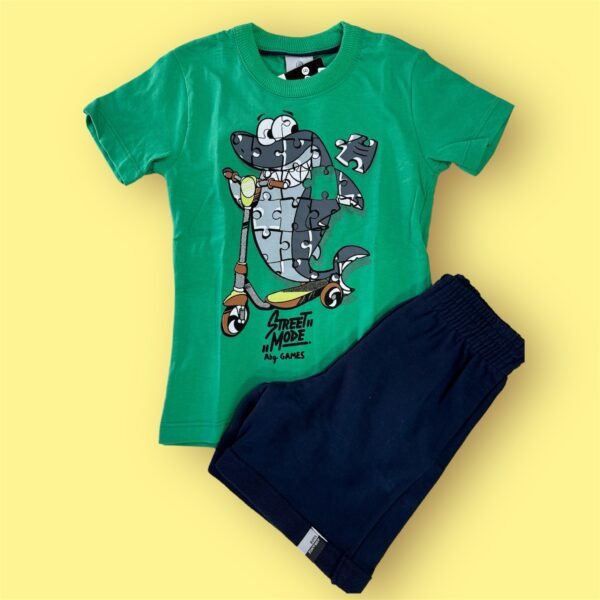 Conjunto Camiseta e Bermuda Bebê - Abrange