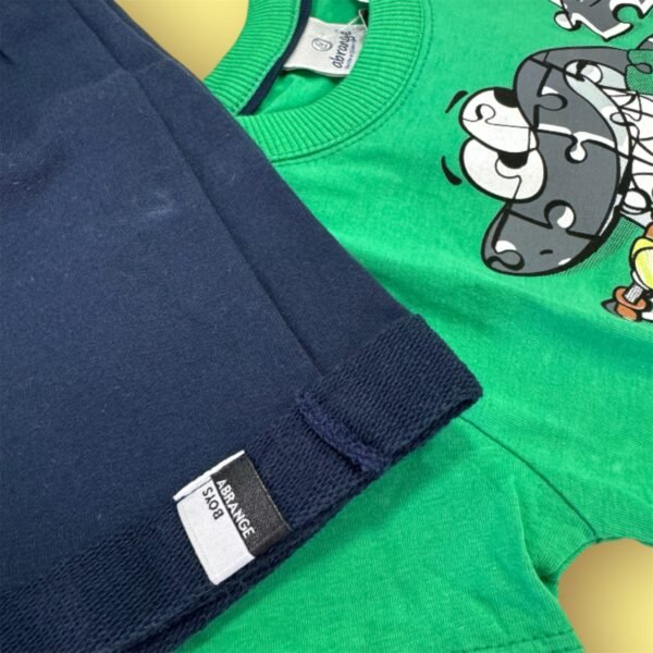 Conjunto Camiseta e Bermuda Bebê - Abrange - Image 3